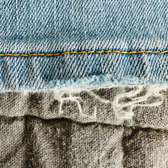 levi’s 505 straight leg jeans women’s 14m light wash y2k mom denim cozy - Picture 7 of 9